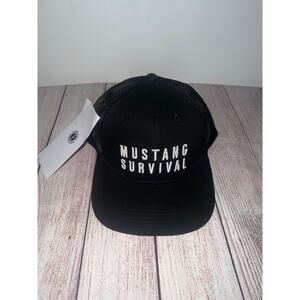 Mustang Survival Trucker Hat Adjustable Cap Strap Back Outdoor One Size Mens NWT